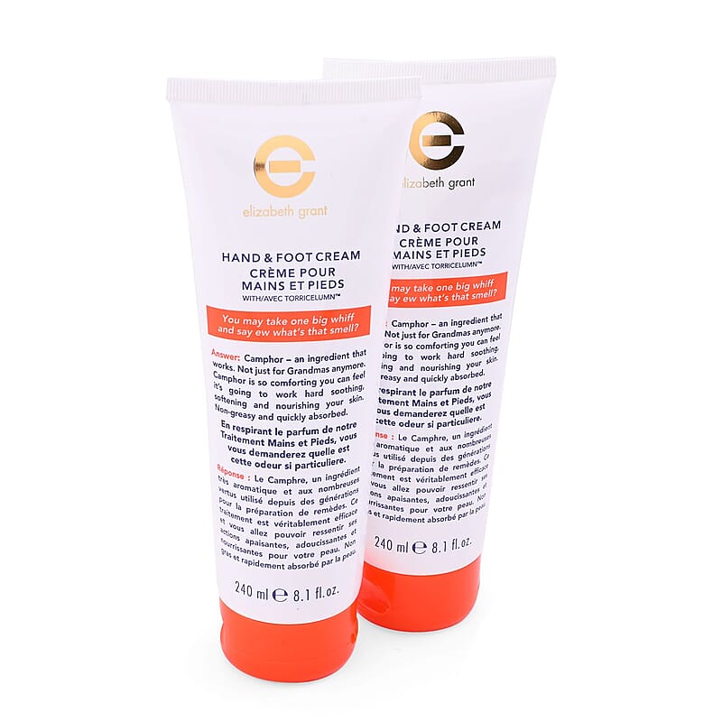 Elizabeth Grant Hand and Foot Cream with Torricelumn BOGO (2x8.1oz)