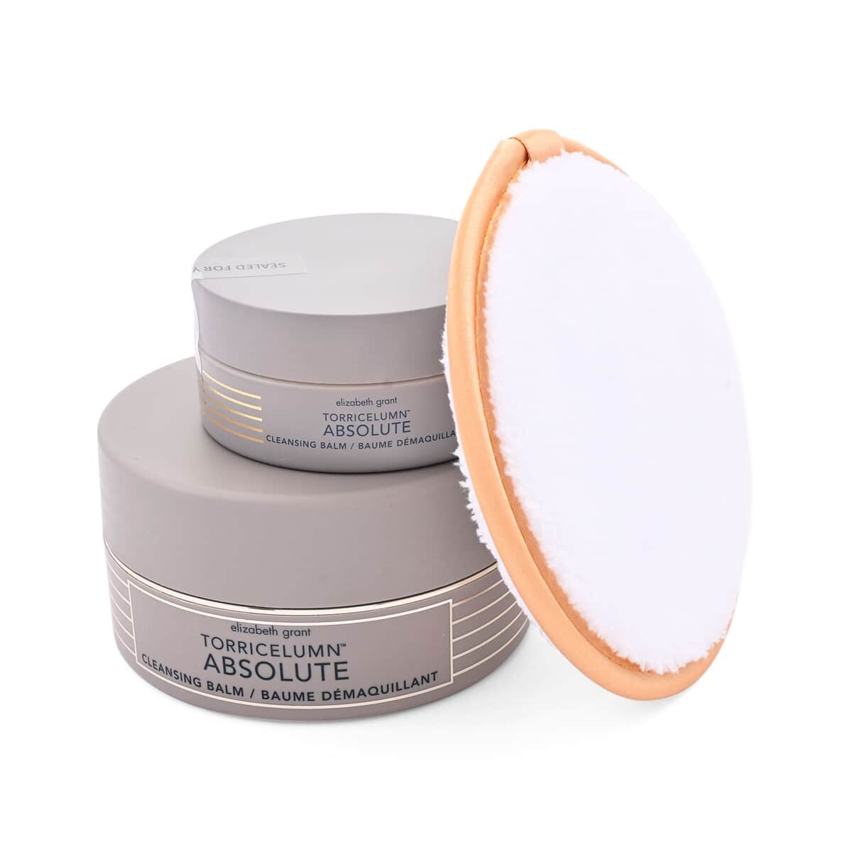 Elizabeth Grant Torricelumn Absolute Cleansing Balm Duo Set (1.7oz & 3.4oz) with Microfiber Cleansing Puff image number 0