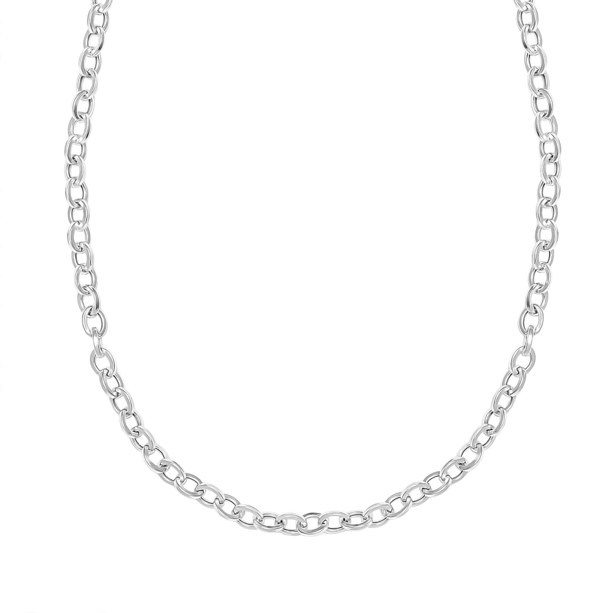 Necklace in Sterling Silver 20 Grams 18 Inches  image number 4