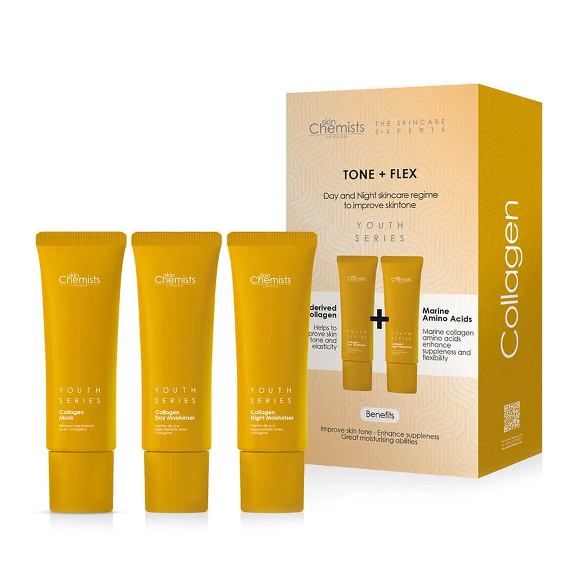 Skin Chemists Collagen Tone & Flex Kit and Free Collagen Mask 50ml image number 0