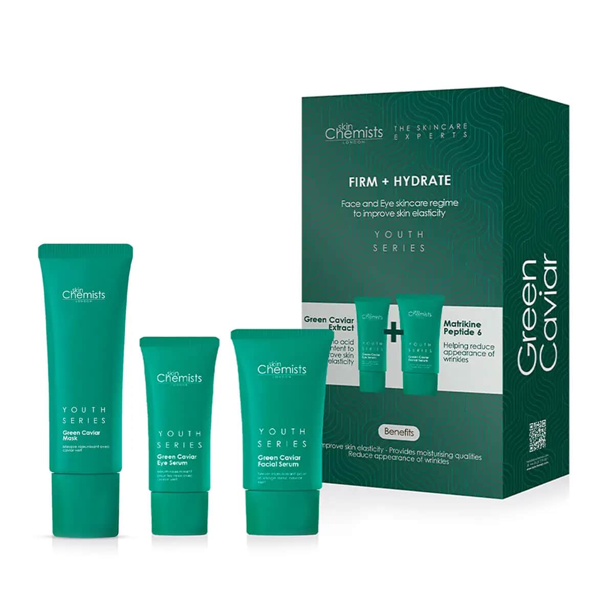 Skin Chemists Green Caviar Firm & Hydrate Kit and Free Green Caviar Mask 50ml image number 0