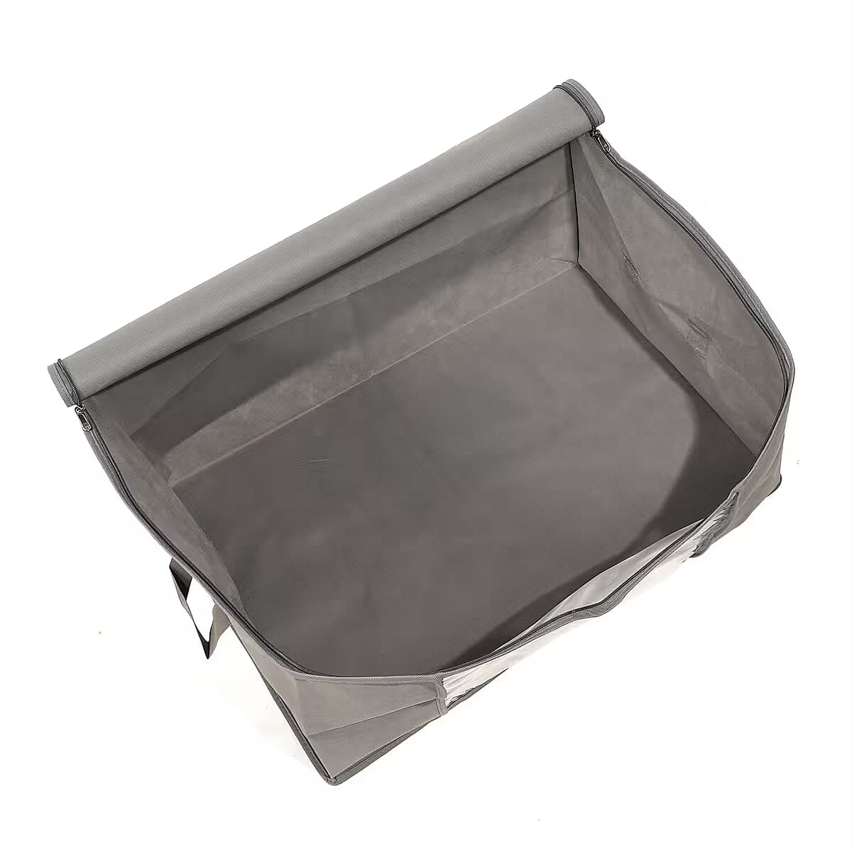 Set of 3 Dark Gray Non-Woven Fabric Storage Bag with Clear Window image number 6