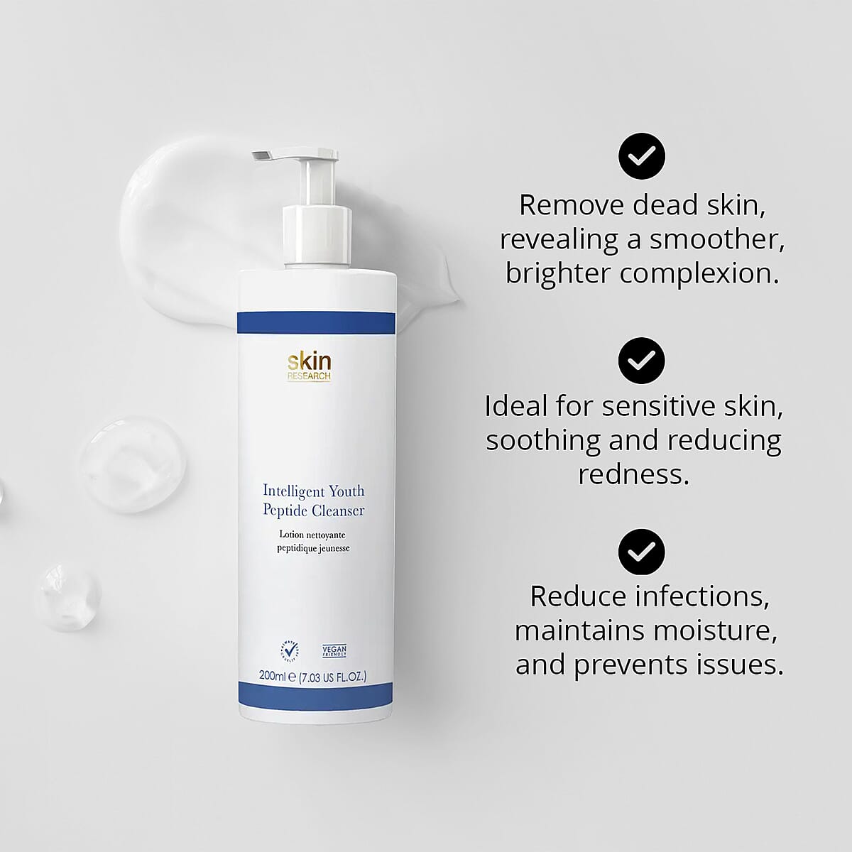 Skin Chemists Youth Peptide Cleanser Duo Pack 2 x 200ml image number 2