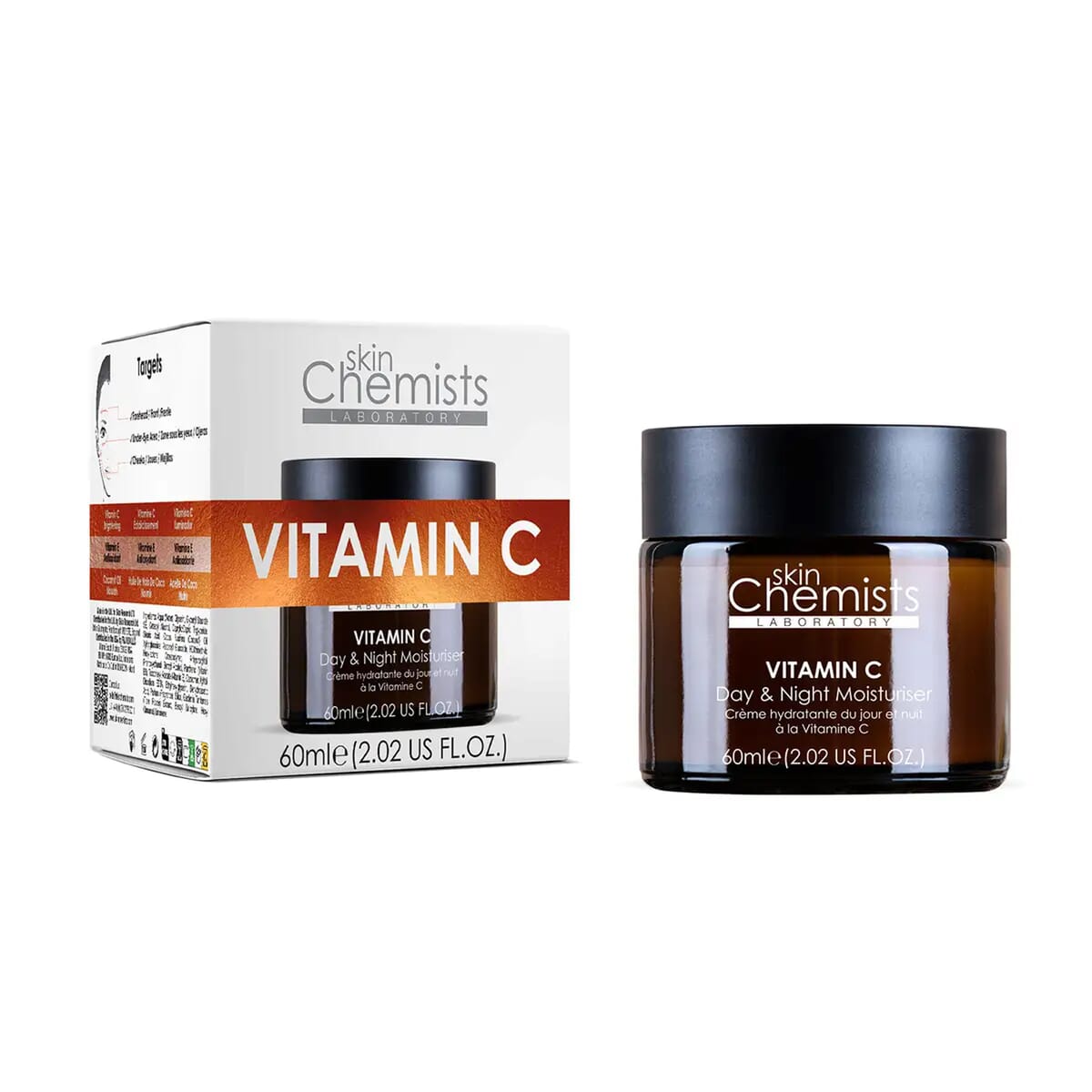 Skin Chemists Vitamin C Brightening Orange Day & Night Cream 60ml image number 0