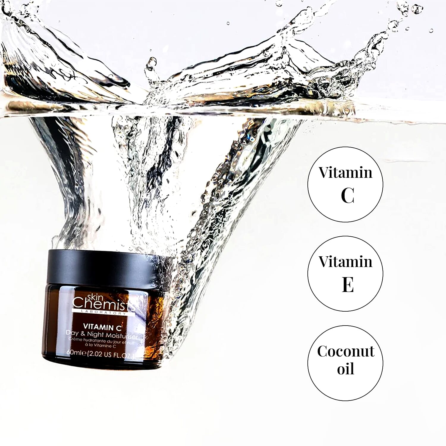 Skin Chemists Vitamin C Brightening Orange Day & Night Cream 60ml