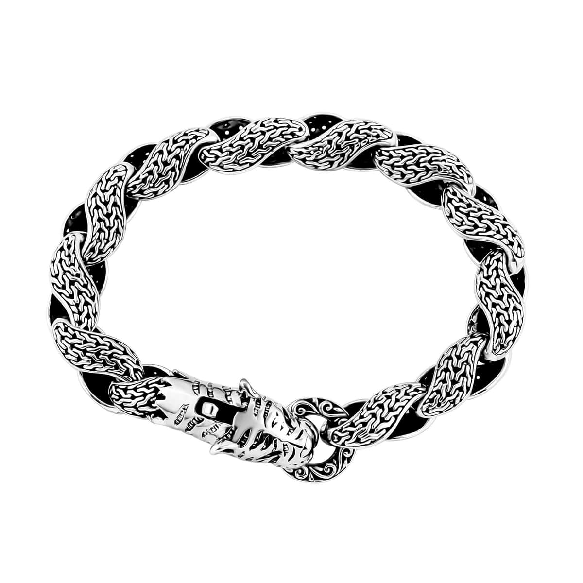 Bali Legacy Tulang Naga Panther Bracelet in Sterling Silver (6.50 In) 31.10 Grams image number 3