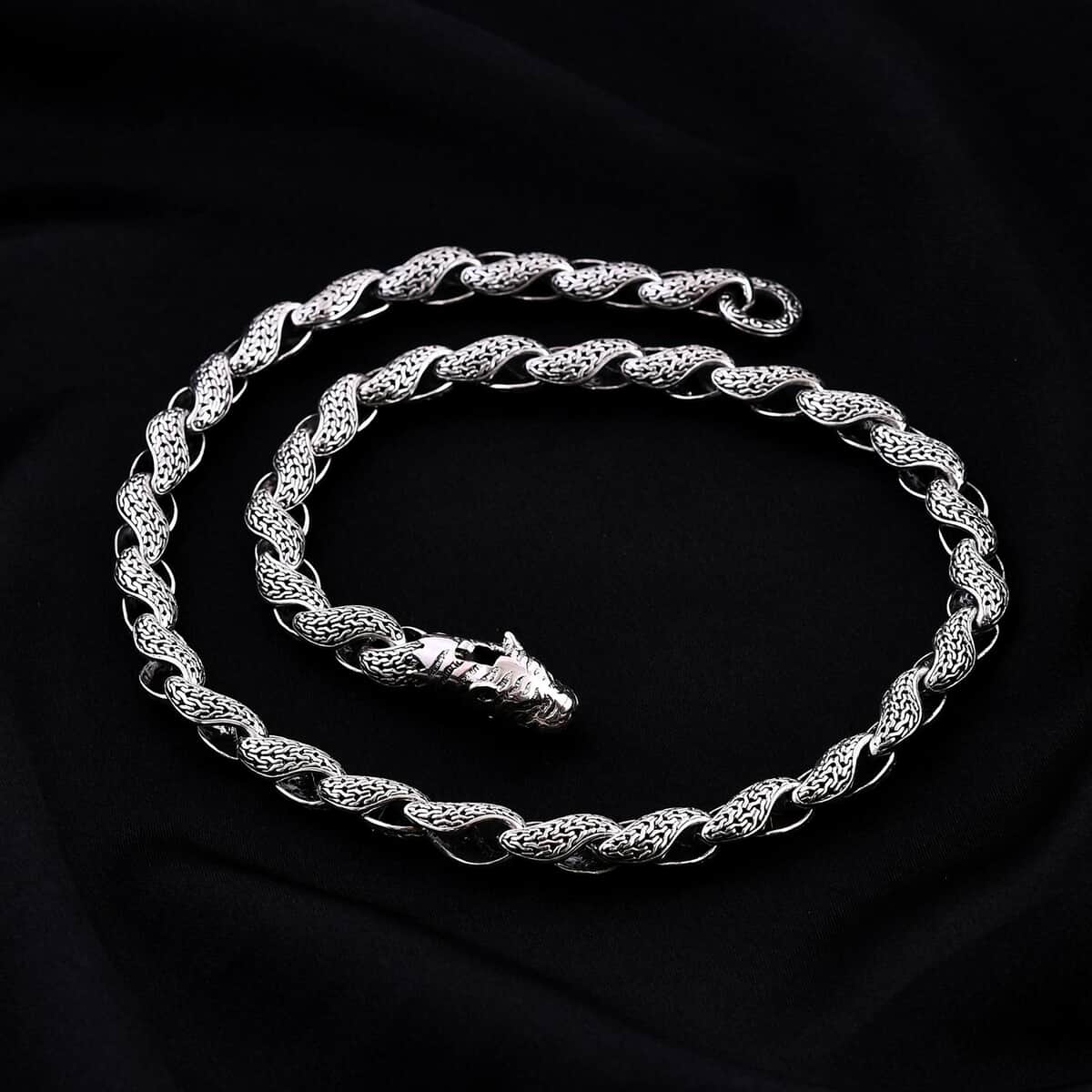 Bali Legacy Tulang Naga Panther Necklace in Sterling Silver 20 Inches 61.70 Grams image number 1