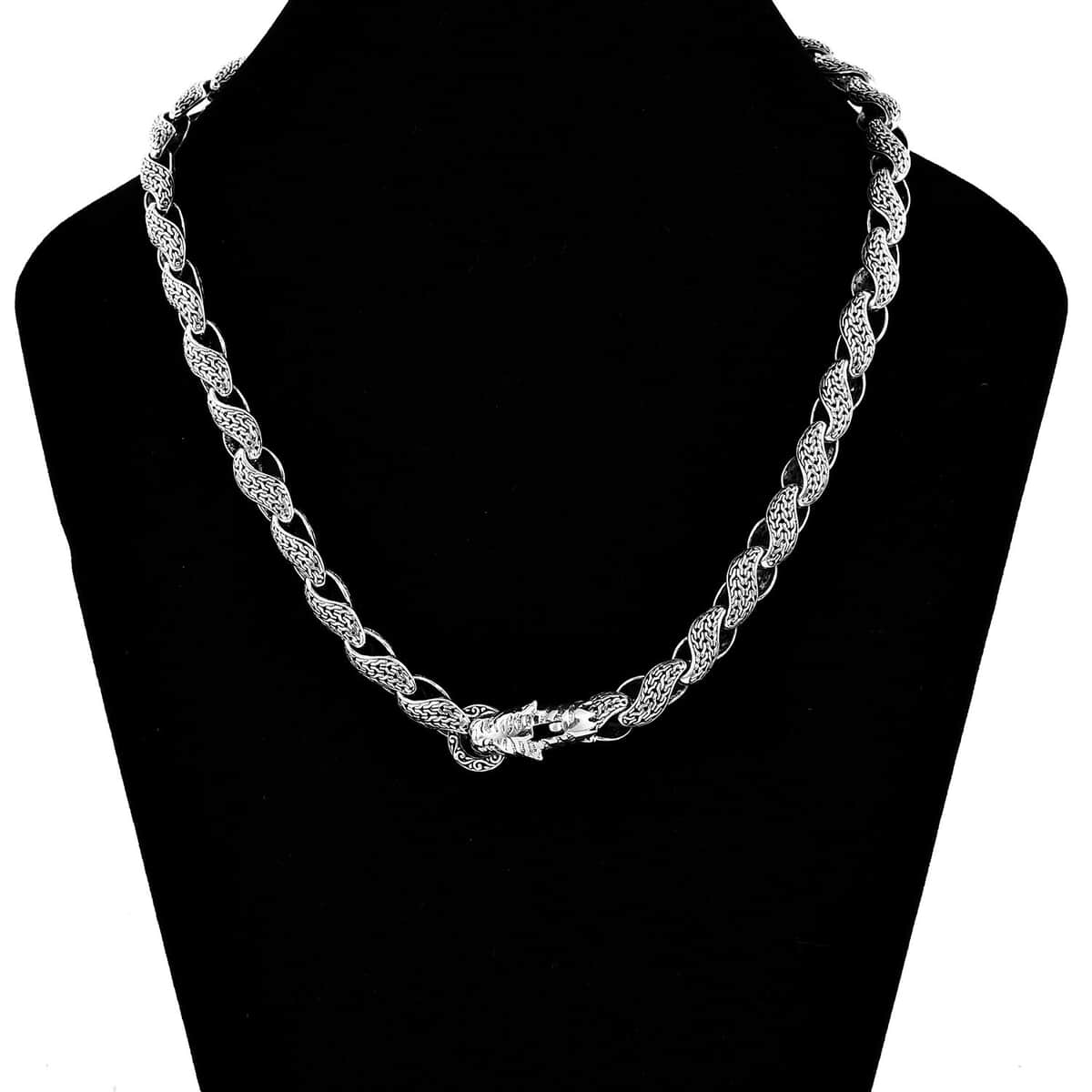 Bali Legacy Tulang Naga Panther Necklace in Sterling Silver 20 Inches 61.70 Grams image number 2