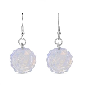 Opalite 25.00 ctw Earrings in Stainless Steel