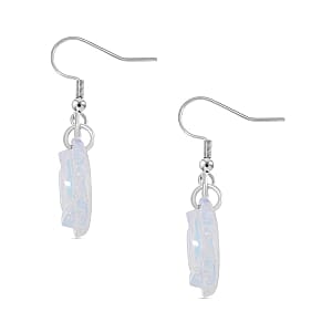 Opalite 25.00 ctw Earrings in Stainless Steel