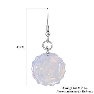 Opalite 25.00 ctw Earrings in Stainless Steel