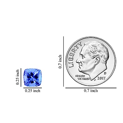 Premium Tanzanite (Cush 6.5 mm) 1.20 ctw