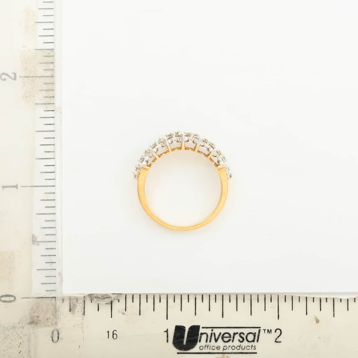 White Diamond 1.00 ctw Ring in 10K Yellow Gold (Size 5.0) image number 4