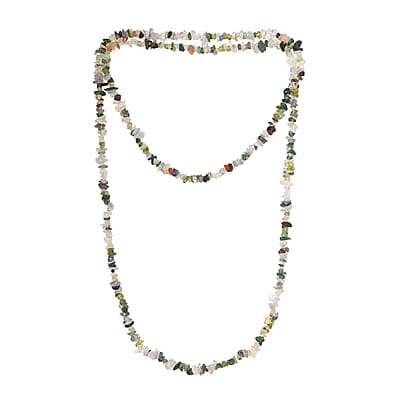 Multi Gemstone 254.00 ctw Necklace 36 Inches