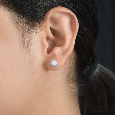 Stud Earrings in Sterling Silver