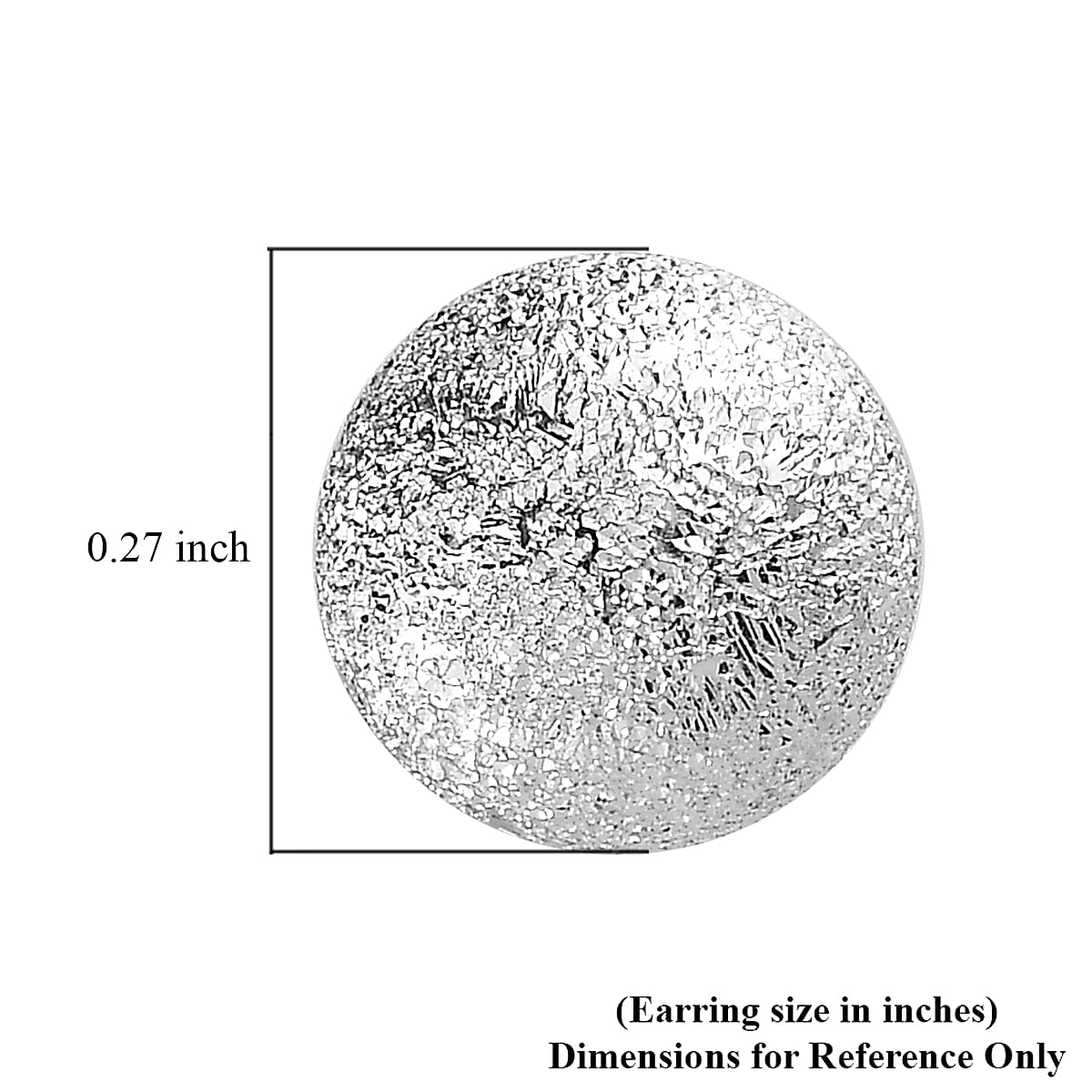 Stud Earrings in Sterling Silver image number 4