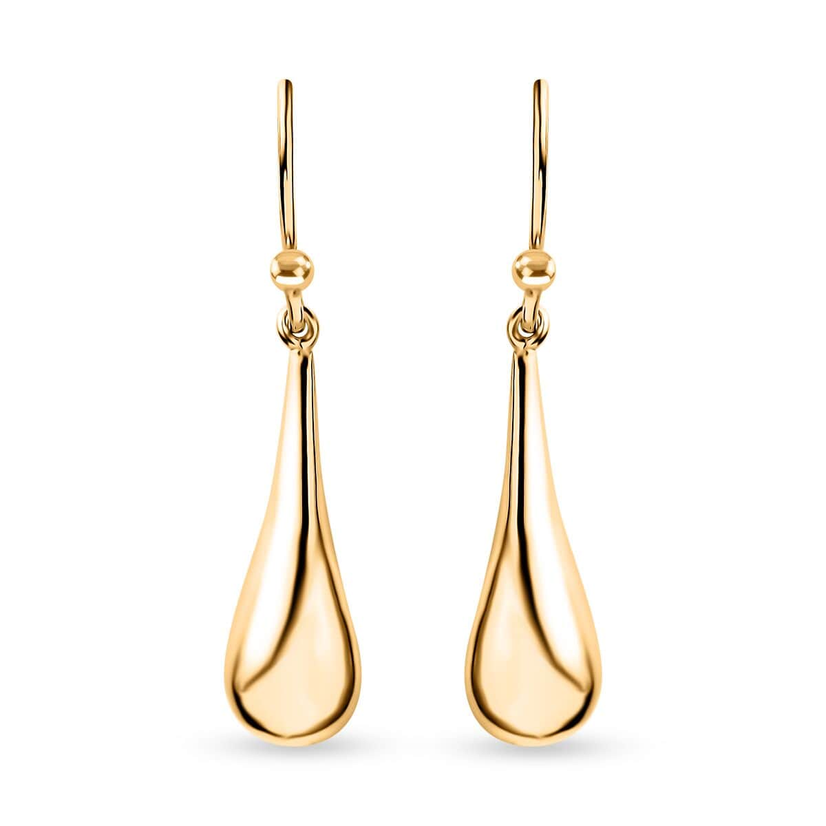 Water Drop Earrings in 14K Yellow Gold Over Sterling Silver 1.95 Grams image number 0