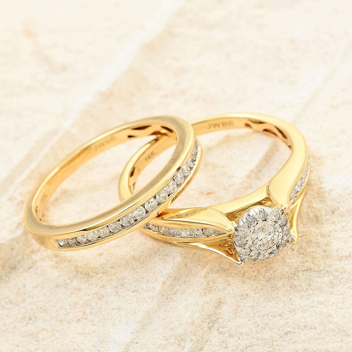 New York Closeout 14K Yellow Gold I2 Diamond 0.50 ctw Ring (Size 9.0) 5 Grams image number 1