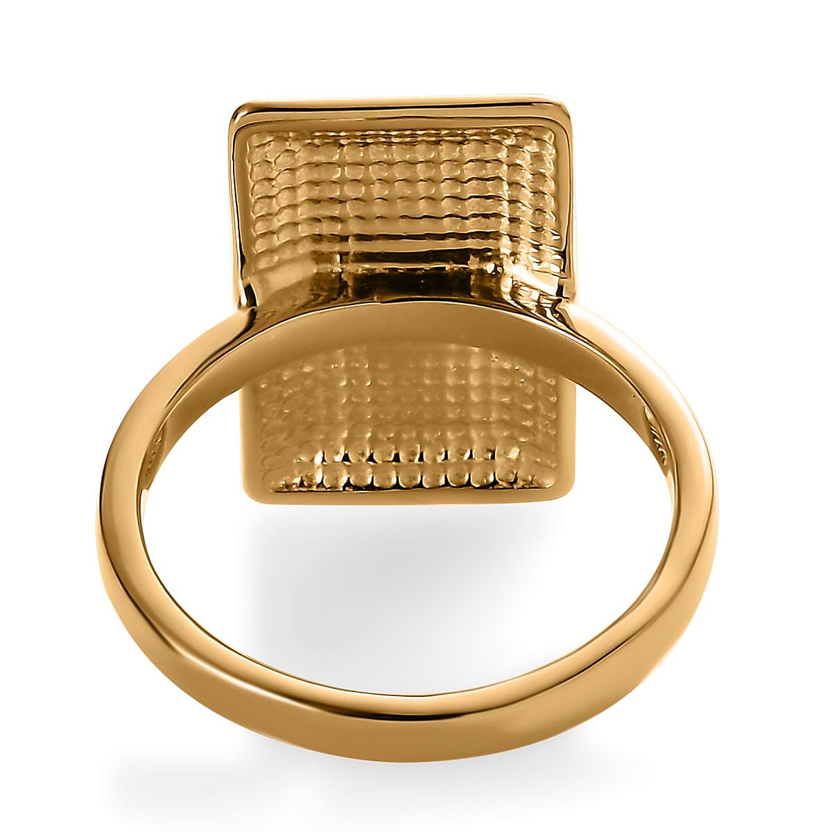 Bar Ring in 18K YG Plated Stainless Steel (Size 10.0)