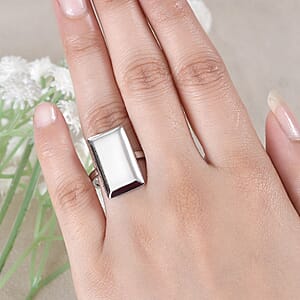 Bar Ring in Stainless Steel (Size 7.0)