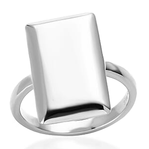 Bar Ring in Stainless Steel (Size 9.0)