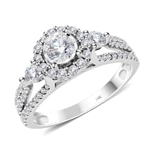 Diamond G-H I1 1.00 ctw Ring in 14K White Gold (Size 5.0)