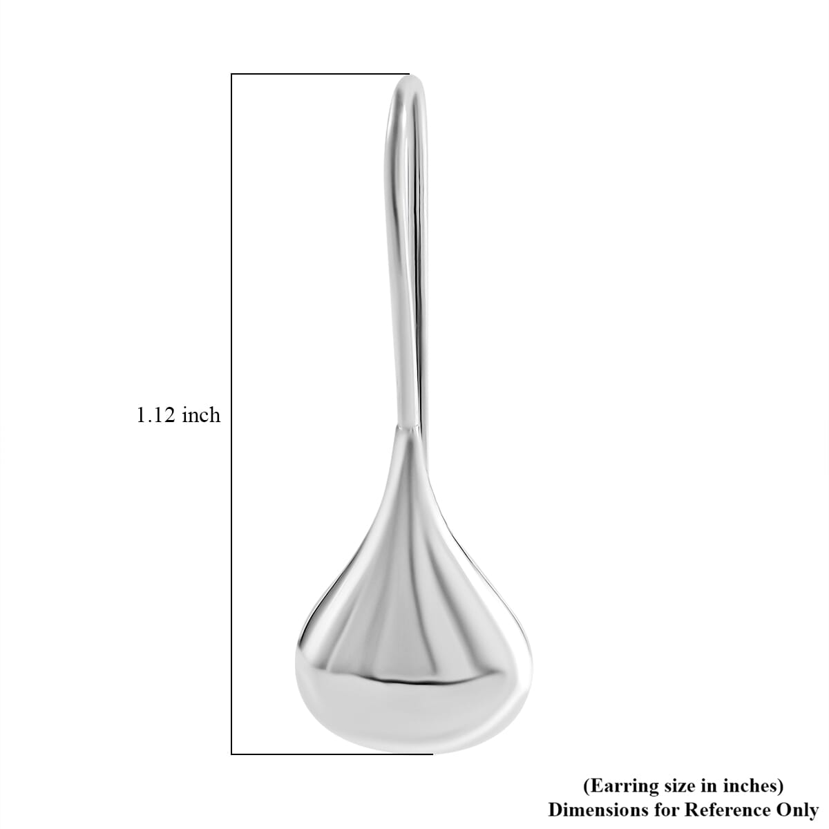 Drop Earrings in Sterling Silver 2.40 Grams image number 3