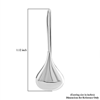 Drop Earrings in Sterling Silver 2.40 Grams