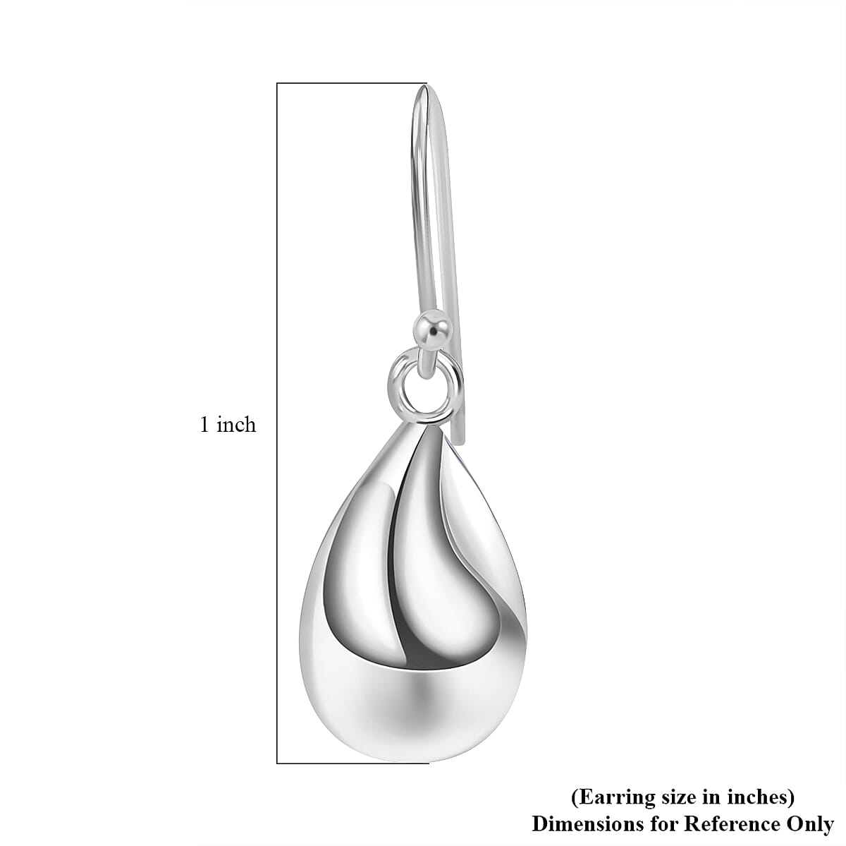Sterling Silver Raindrop Earrings 3.03 Grams image number 4