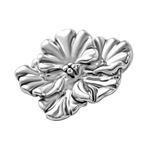 Flower Pendant without Chain in Sterling Silver 7.8 Grams