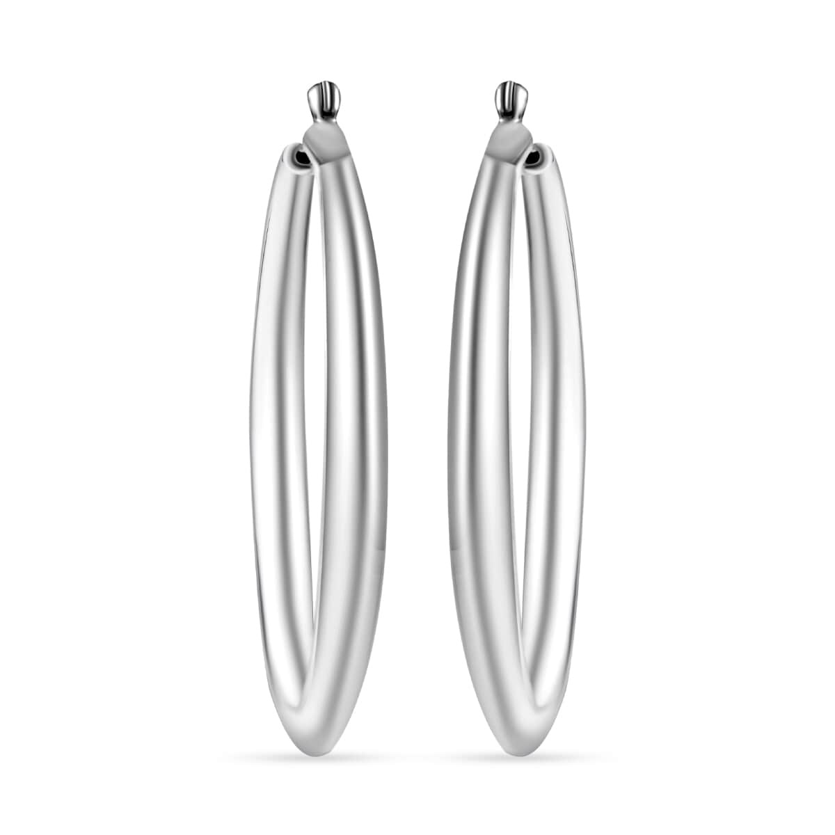 Hoop Earrings in Sterling Silver 8 Grams image number 0