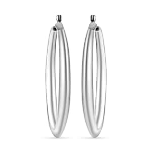 Hoop Earrings in Sterling Silver 8 Grams