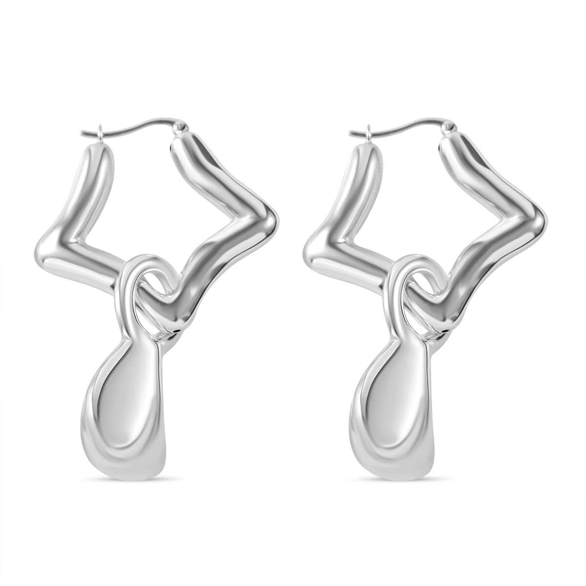 Rhythm Drop Earrings in Sterling Silver 9.93 Grams image number 3