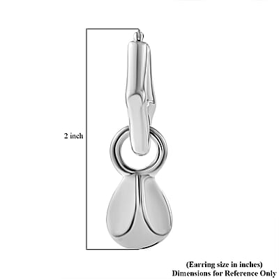 Rhythm Drop Earrings in Sterling Silver 9.93 Grams