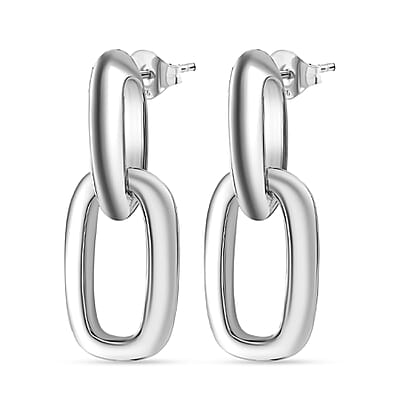 Link Earrings in Sterling Silver 7.3 Grams