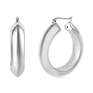 Sterling Silver Hoop Earrings 9.20 Grams