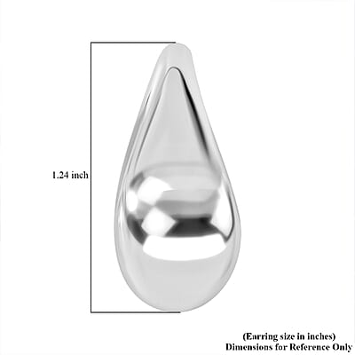 Sterling Silver Raindrop Earrings 8.8 Grams