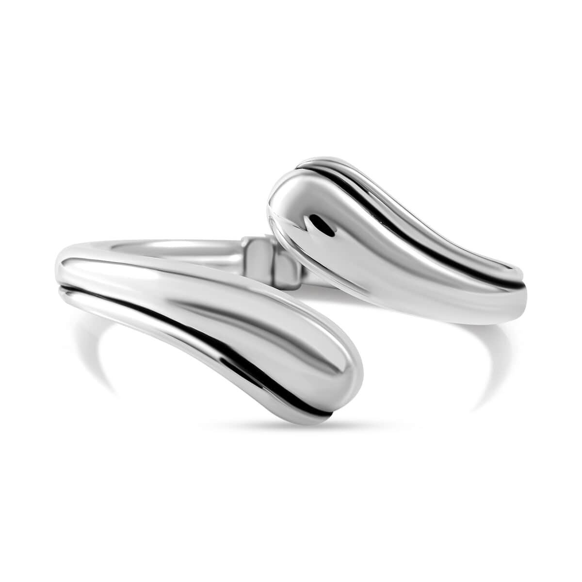 Sterling Silver Openable Bangle Bracelet (7.25 In) 20.65 Grams image number 0