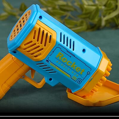 Set of 2 BO 40holes Bubble Baster Bubble Gun with Light (4xAA Battery Not Included)