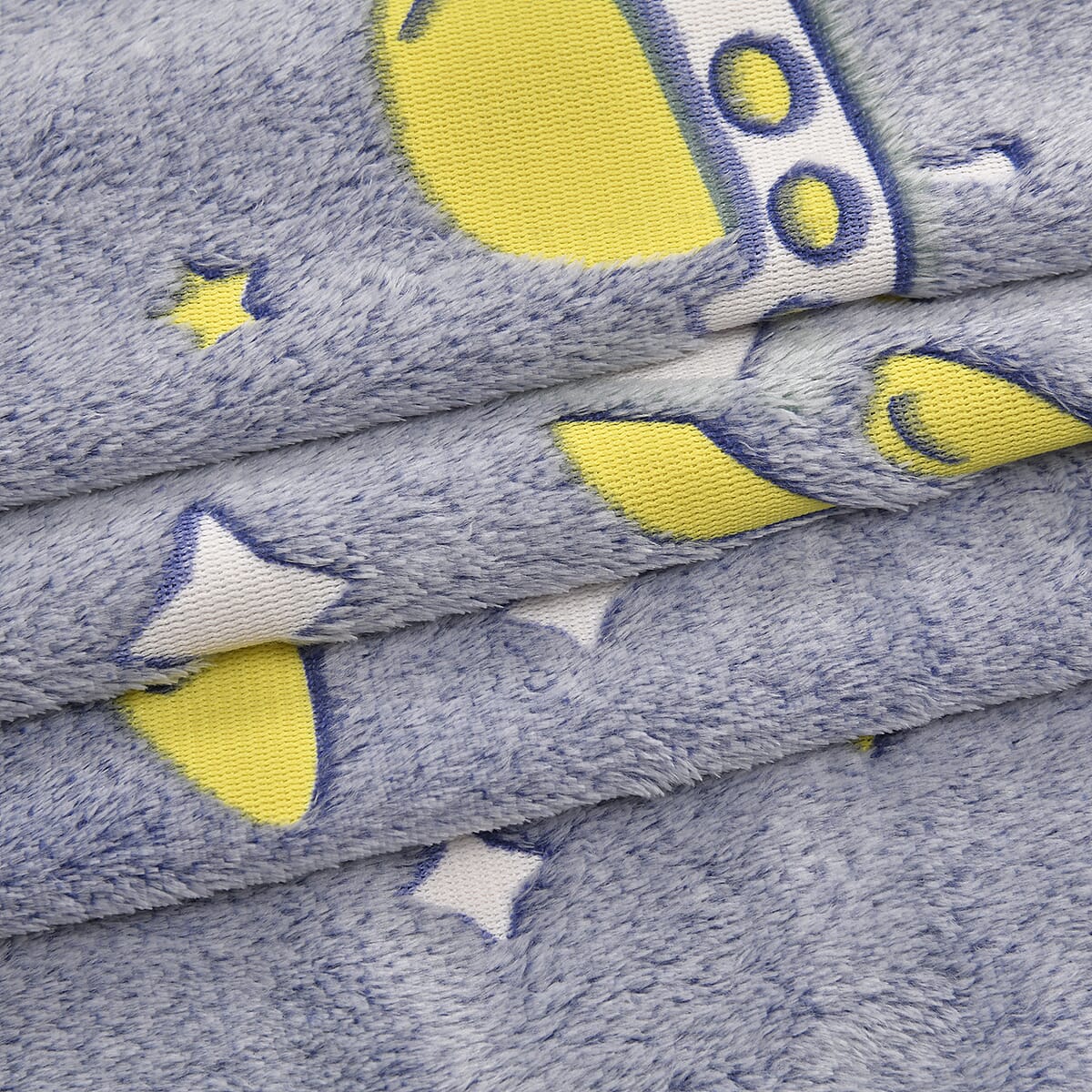 Livmore Blue Outer Space Glow in the Dark Blanket  image number 5