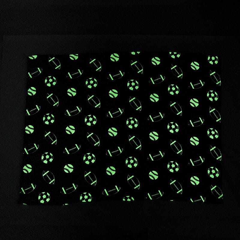 Livmore Dark Blue Rugby Glow in the Dark Blanket