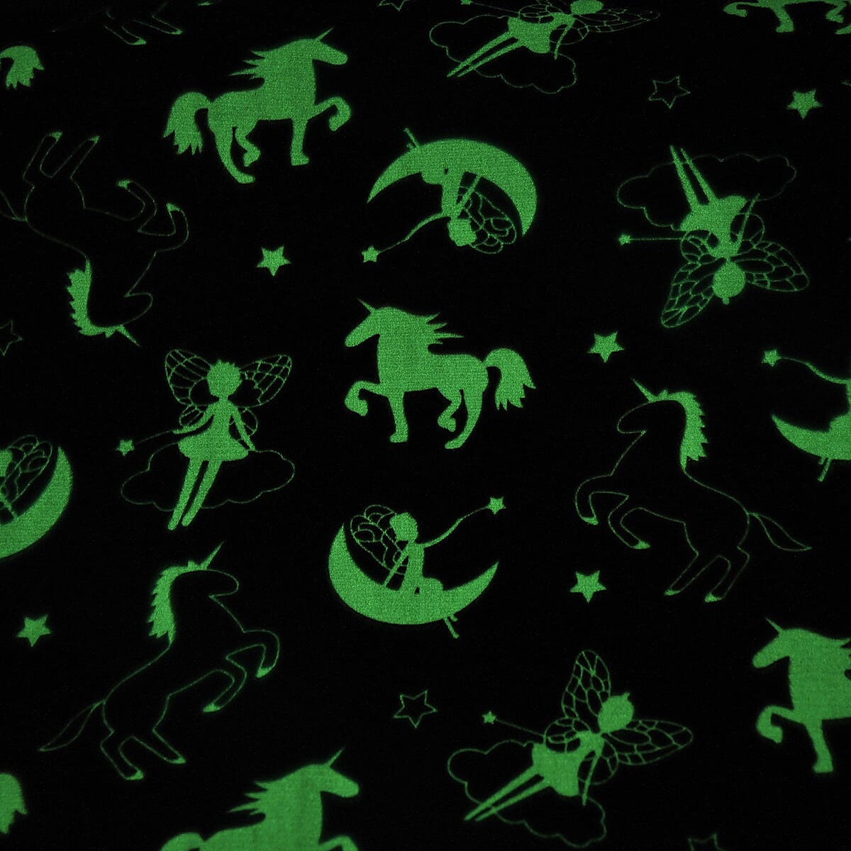 Multi Color Angel Glow in the Dark Blanket image number 3