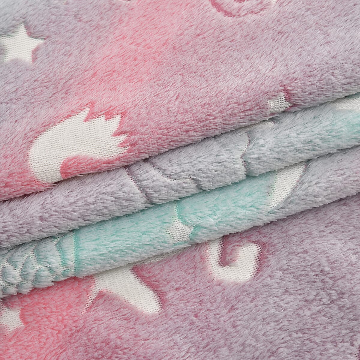 Multi Color Angel Glow in the Dark Blanket image number 5