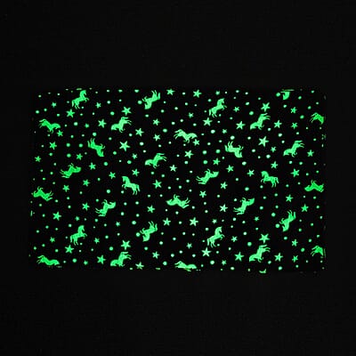 Livmore Multi Color Horse Pattern Glow-in-The-Dark Carpet