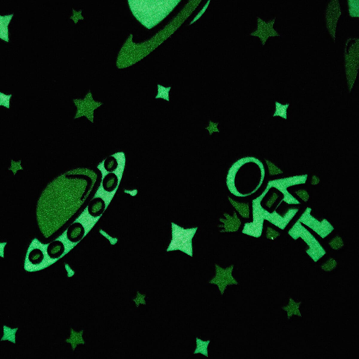 Livmore Blue Outer Space Pattern Glow-in-The-Dark Carpet image number 3