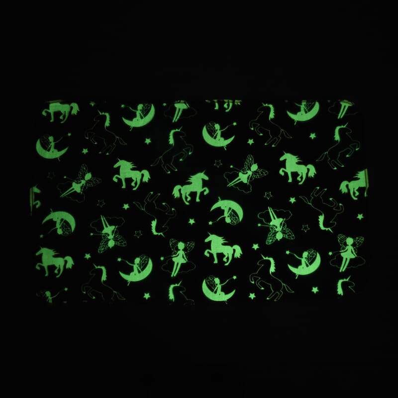 Multi Color Angel Pattern Glow-in-The-Dark Carpet