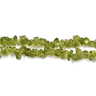 Peridot Chips 345.00 ctw Necklace 36 Inches
