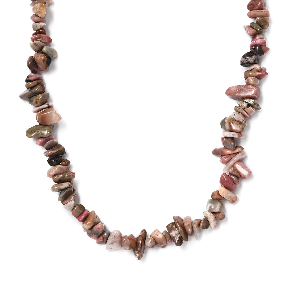 Rhodolite Garnet Chips 383.32 ctw Necklace 28 Inches image number 0