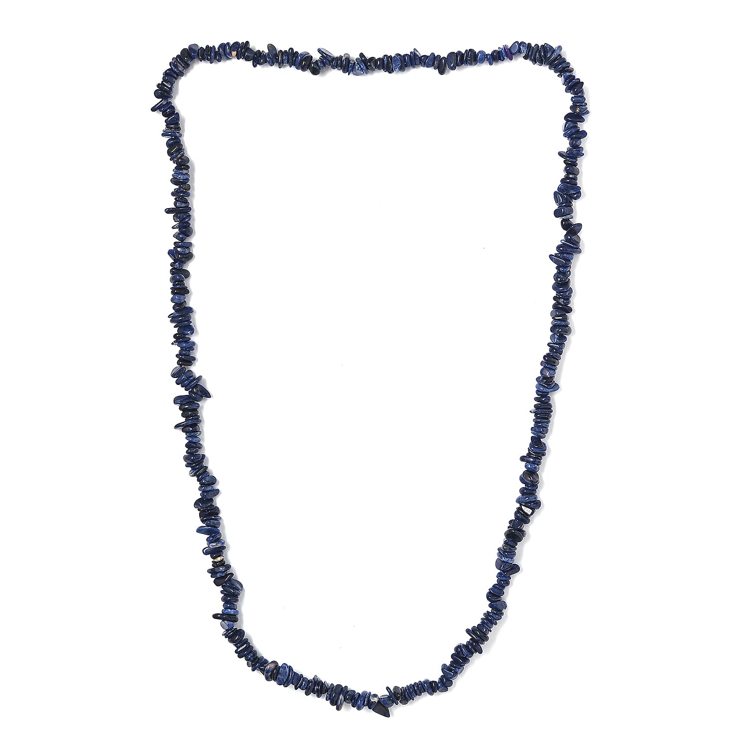 Sodalite Chips 255.00 ctw Necklace 28 Inches