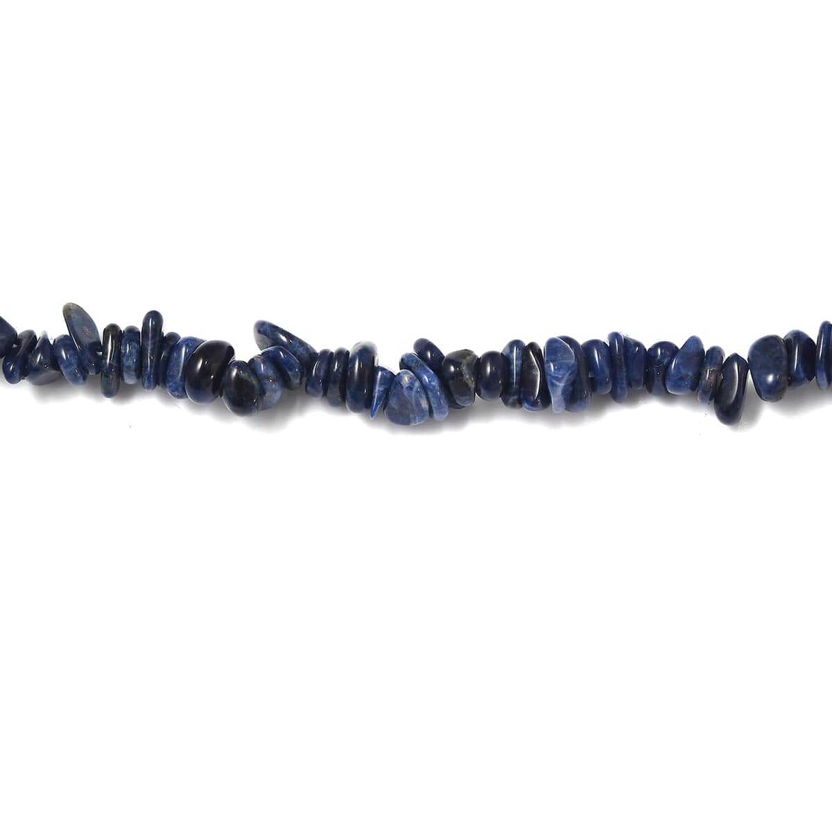 Sodalite Chips 255.00 ctw Necklace 28 Inches image number 4